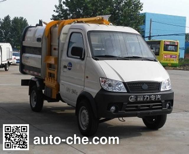 Электрический мусоровоз с механизмом самопогрузки Chengliwei CLW5030ZZZBEV
