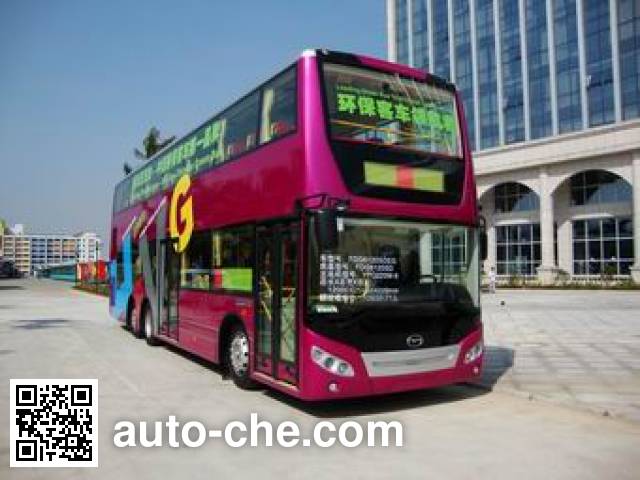 Гибридный двухэтажный городской автобус Wuzhoulong FDG6120HEVS