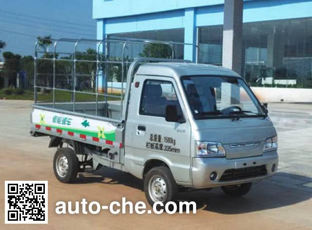 Электрический грузовик с решетчатым тент-каркасом Huanqiu GZQ5023CCYBEV