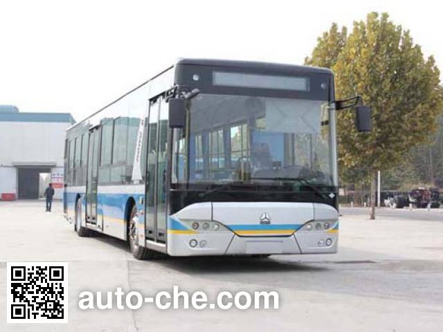 Гибридный городской автобус с подзарядкой от электросети Sinotruk Huanghe JK6129GHEVN52