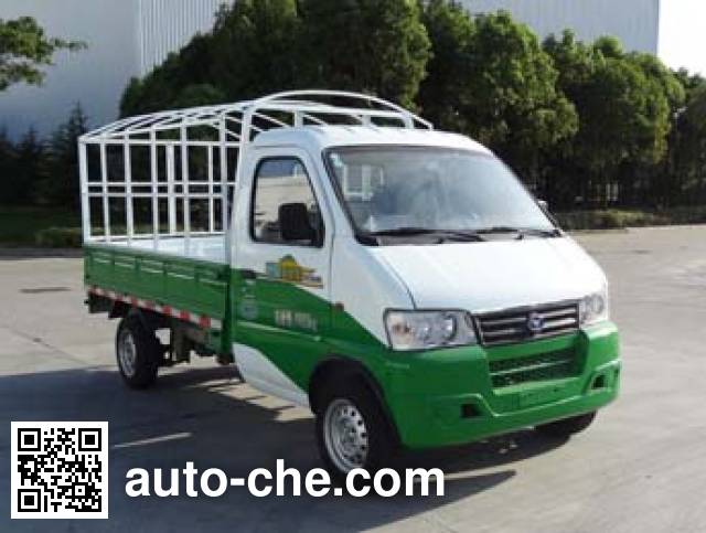 Электрический грузовик с решетчатым тент-каркасом Jihai KRD5022CCYBEV
