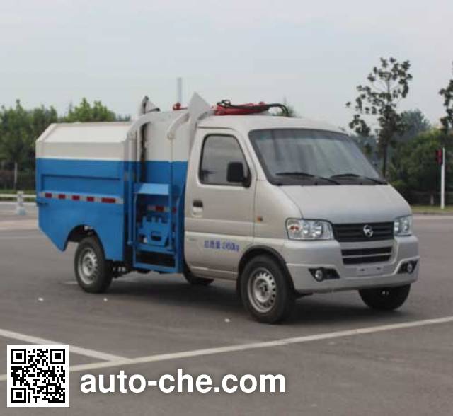 Электрический мусоровоз с механизмом самопогрузки Jinwan LXQ5020ZZZEV1