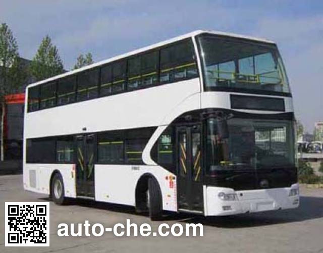 Гибридный двухэтажный городской автобус Yutong ZK6116CHEVGS1