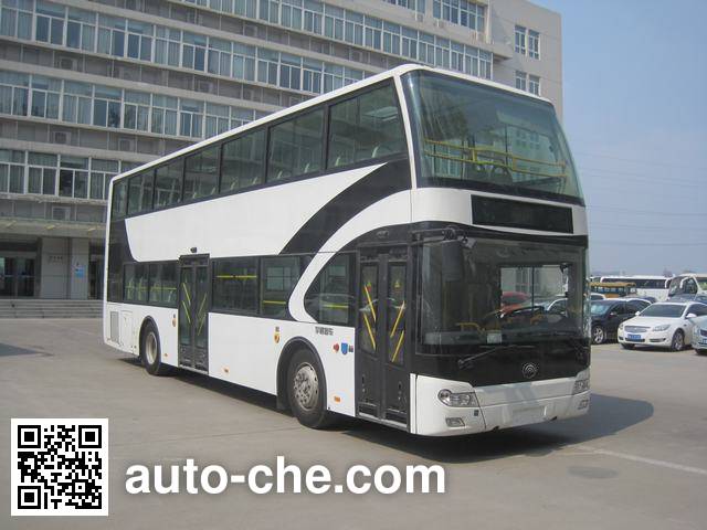 Гибридный двухэтажный городской автобус Yutong ZK6116CHEVGS2