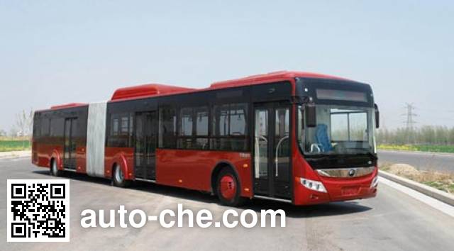 Гибридный городской сочлененный автобус Yutong ZK6180CHEVNPG3