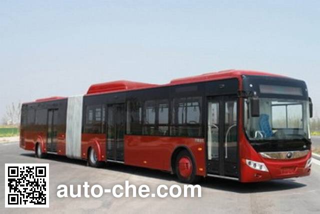 Гибридный городской сочлененный автобус Yutong ZK6180CHEVNPG4