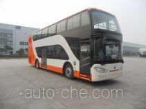 Гибридный двухэтажный городской автобус с подзарядкой от электросети AsiaStar Yaxing Wertstar JS6111SHEVC