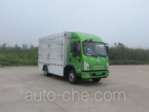 Электрический грузовик с решетчатым тент-каркасом Shacman SX5040CCYBEV3