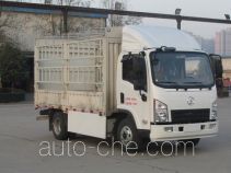 Электрический грузовик с решетчатым тент-каркасом Shacman SX5040CCYBEV4